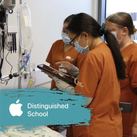 Banner image for article: Designated an Apple Distinguished School for a second time